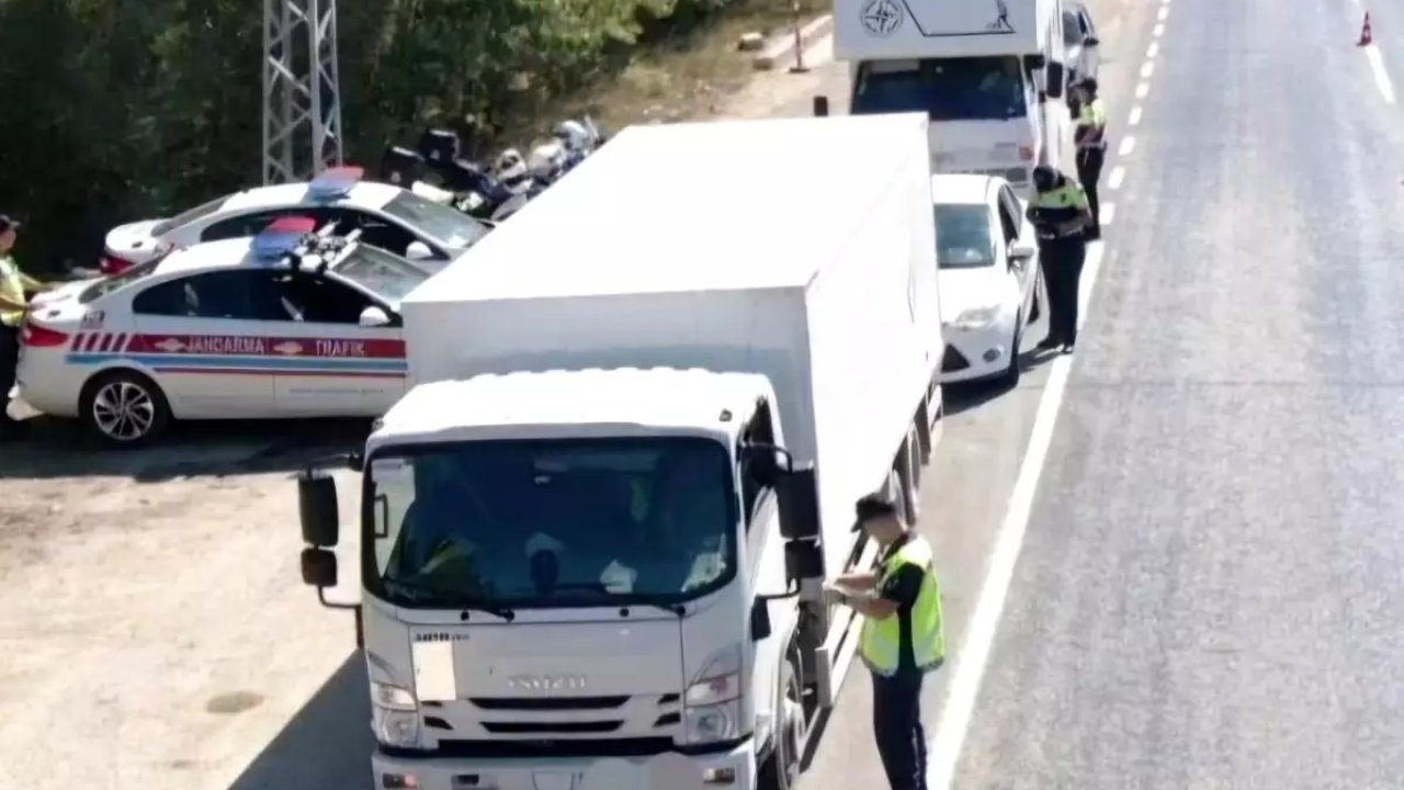 Kahramanmaraş'ta Jandarma Dron Destekli Uygulama Gerçekleştirdi