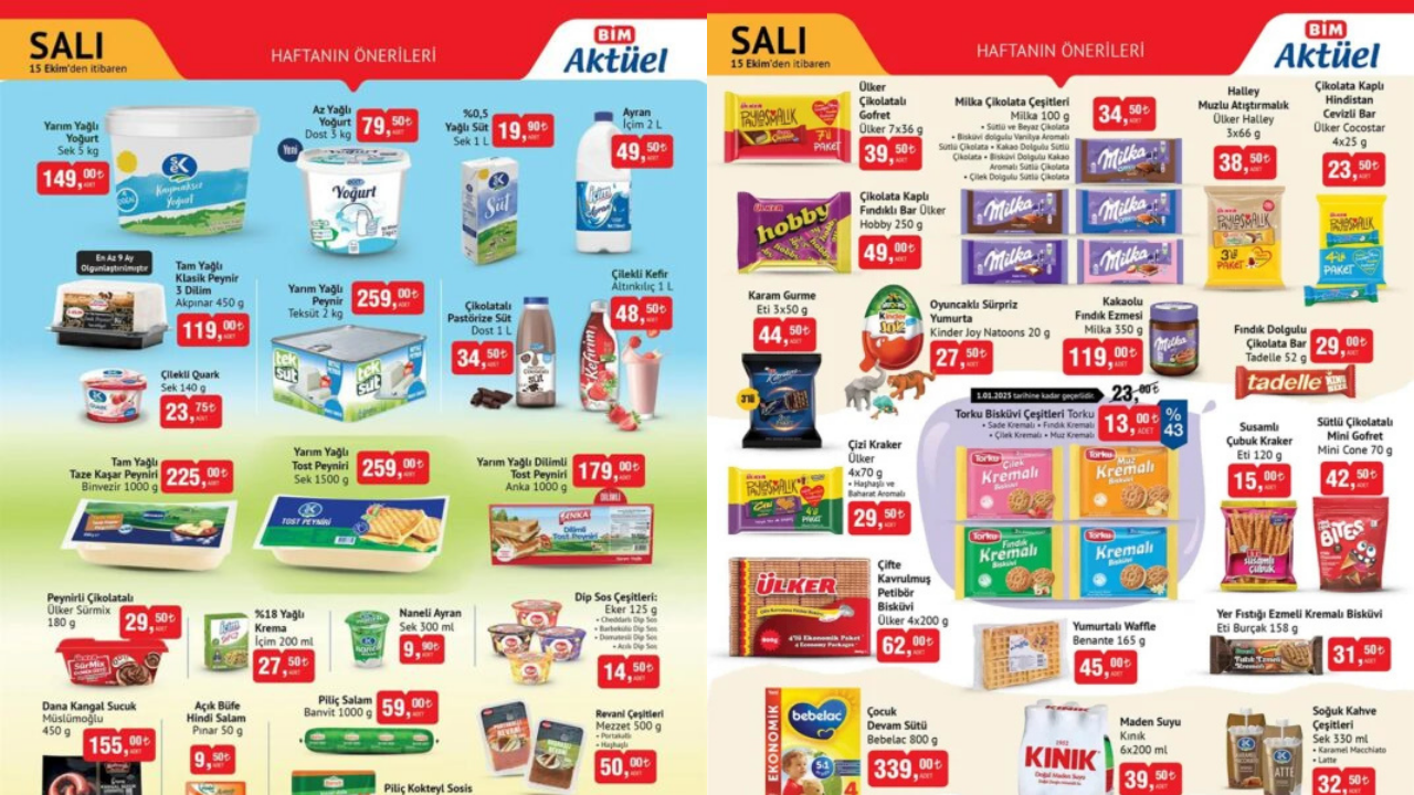 BİM’de İçim, SEK, SuperFresh, Milka ve Airwick Ürünlerine İndirim Geliyor! BİM 15 Ekim Aktüel Kataloğu!