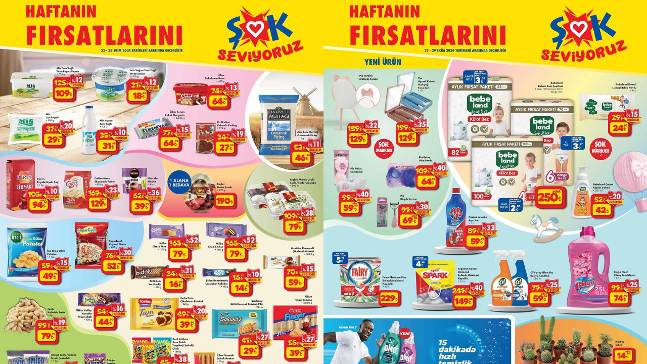 Torku, Teremyağ, Porçöz, Fairy, Cif, Bingo ve Pril Ürünlerine İndirim Geliyor! ŞOK 23-29 Ekim Aktüel Kataloğu!