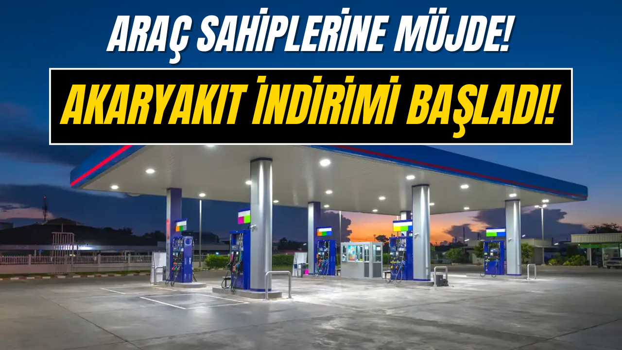Araç Sahiplerine Kasım Ayında Akaryakıt İndirimi Müjdesi!