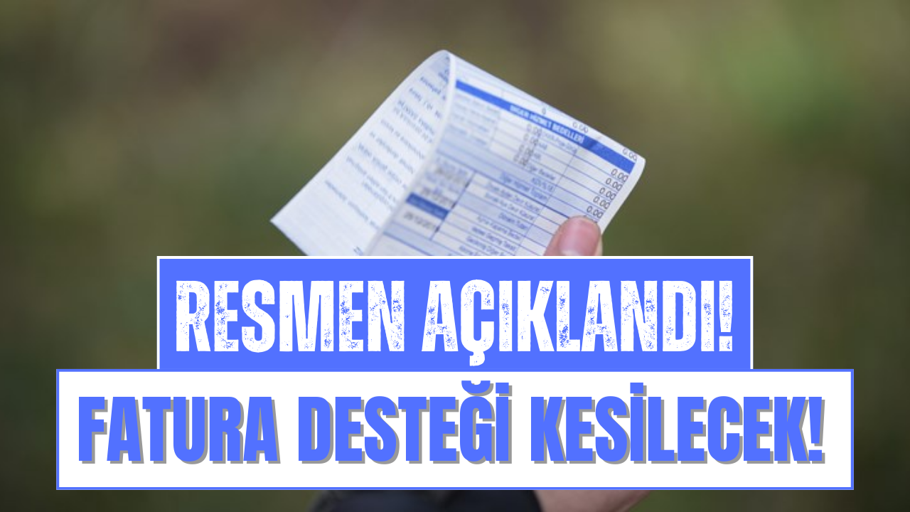 750 TL Fatura Desteği Sona Eriyor!