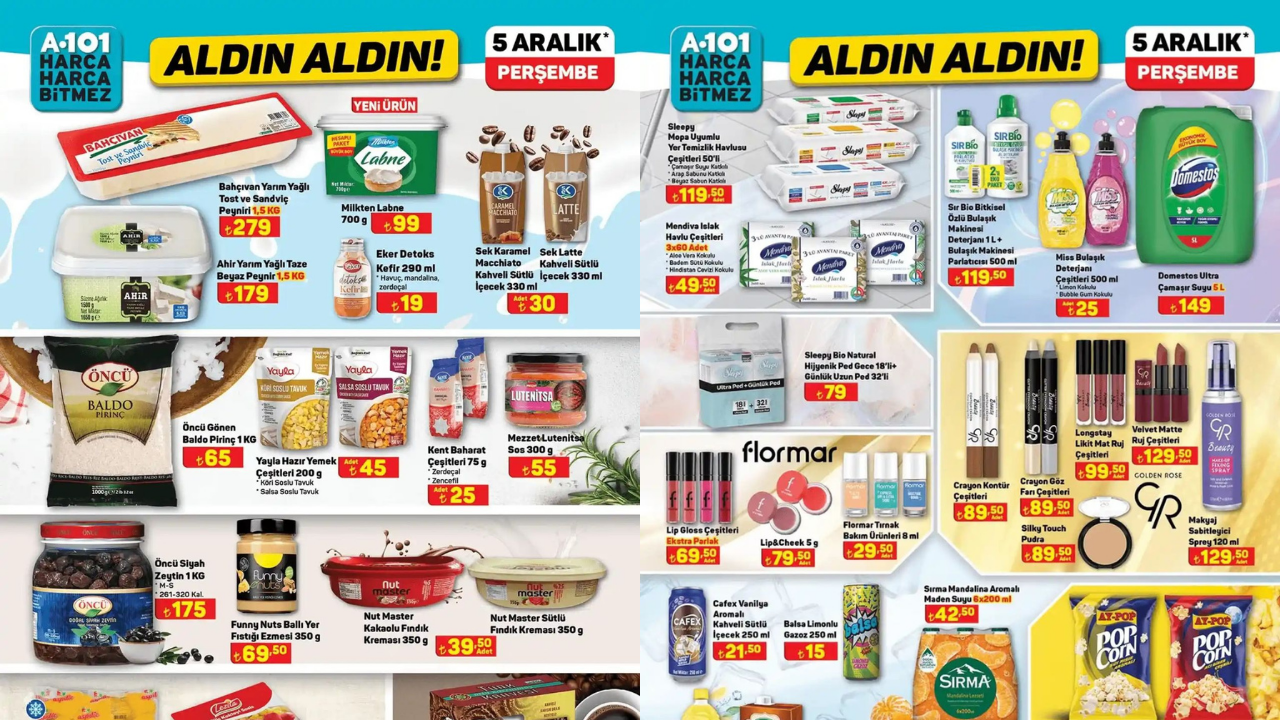 A101’de Domestos, Samsung ve Philips’e İndirim Geliyor! A101 5 Aralık Aktüel Kataloğu!