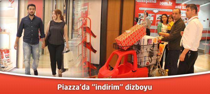 Kahramanmaraş Piazza'da ''indirim'' dizboyu