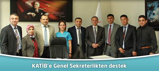 KATİB’e Genel Sekreterlikten destek