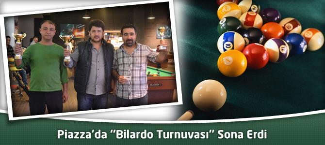 Kahramanmaraş Piazza’da ‘’Bilardo Turnuvası’’ Sona Erdi