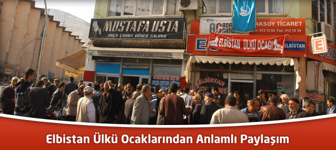 Elbistan Ülkü Ocaklarından Anlamlı Paylaşım