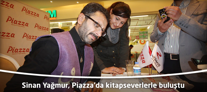 Sinan Yağmur, Kahramanmaraş Piazza’da kitapseverlerle buluştu