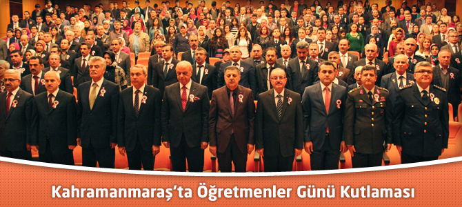 Öğretmenler Günü Kahramanmaraş’ta Çeşitli Etkinliklerle Kutlandı