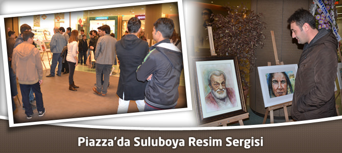 Kahramanmaraş Piazza'da suluboya resim sergisi