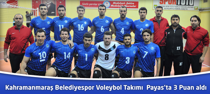 Belediyespor Voleybol Takımı Paya'tan 3 Puanla Döndü