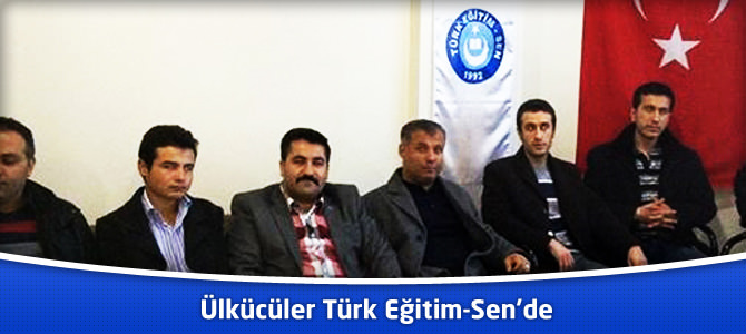 Elbistan'da Ülkücüler Türk Eğitim-Sen’de