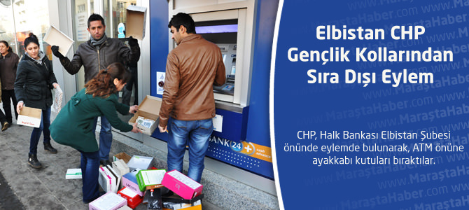 Elbistan CHP Gençlik Kollarından Sıra Dışı Eylem