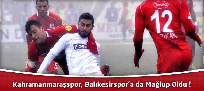 Balıkesirspor 3 - Kahramanmaraşspor 1 Maçın özeti ve golleri