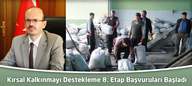 Kırsal Kalkınmayı Destekleme 8. Etap Başvuruları Başladı