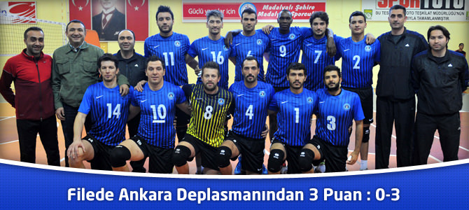 Filede Ankara Deplasmanından 3 Puan : 0-3