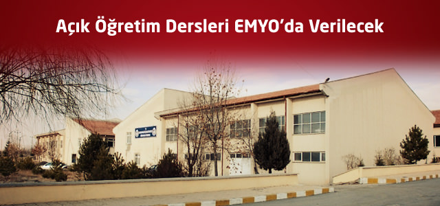 Açık Öğretim Dersleri Emyo’da Verilecek