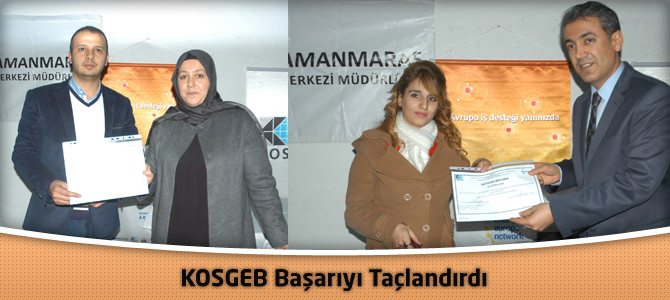 KOSGEB Başarıyı Taçlandırdı