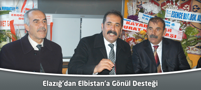 Elazığ’dan Elbistan’a Gönül Desteği