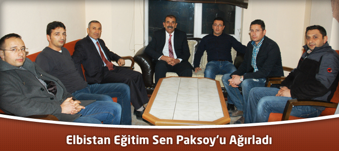 Elbistan Eğitim Sen Paksoy’u Ağırladı