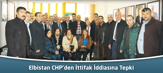 Elbistan CHP’den İttifak İddiasına Tepki