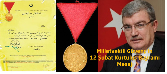 Milletvekili Güvenç'in Kurtuluş Bayramı Mesajı