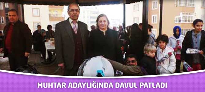 Muhtar Adaylığında Davul Patladı