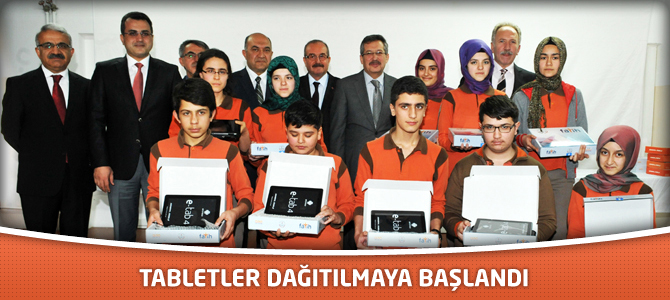 Tabletler Dağıtılmaya Başlandı