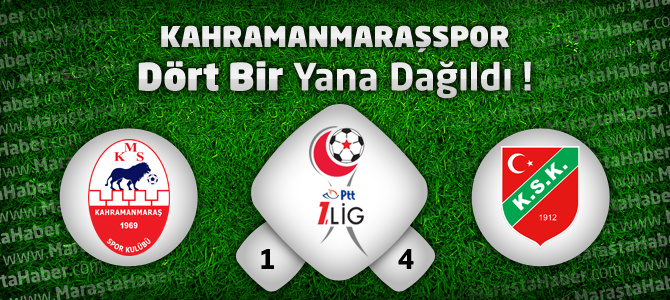 Kahramanmaraşspor 1 - Karşıyaka 4 Maçın özeti ve golleri TRT Spor