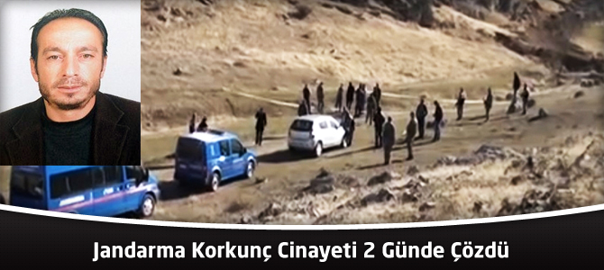 Jandarma Korkunç Cinayeti 2 Günde Çözdü