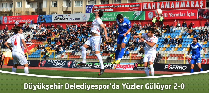 Kahramanmaraş Büyükşehir Belediyespor'da Yüzler Gülüyor 2-0