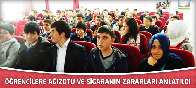 Öğrencilere Ağızotu Ve Sigaranın Zararları Anlatıldı