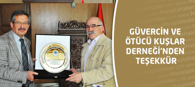 Güvercin Ve Ötücü Kuşlar Derneği’nden Teşekkür