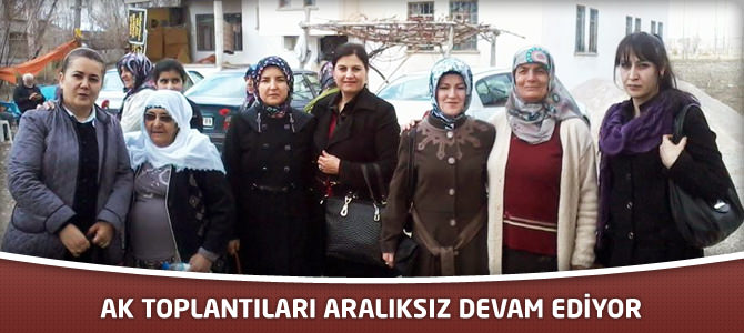 AK Toplantılar Aralıksız Devam Ediyor