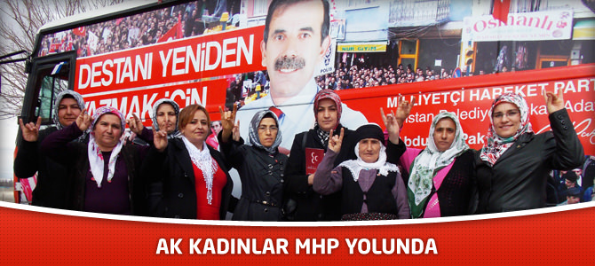 Elbistan'da Ak Kadınlar MHP Yolunda