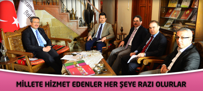 Millete Hizmet Edenler Her Şeye Razı Olurlar