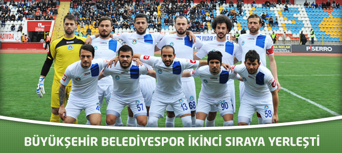 Büyükşehir Belediyespor İkinci Sıraya Yerleşti