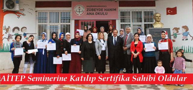 AİTEP Seminerine Katılıp Sertifikalarını Aldılar