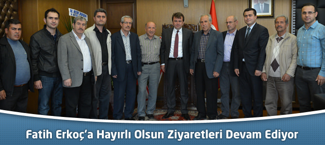 Kahramanmaraş Büyükşehir Belediye Başkanı Erkoç'a Hayırlı Olsun Ziyaretleri Devam Ediyor
