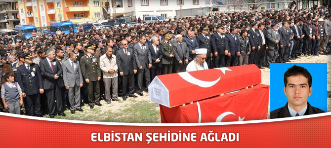 Elbistan Şehidine Ağladı