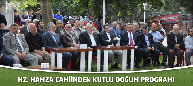 Hz. Hamza camiinden kutlu doğum programı