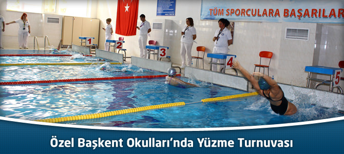 Özel Başkent Okulları’nda Yüzme Turnuvası