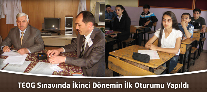 TEOG Sınavında İkinci Dönemin İlk Oturumu Yapıldı