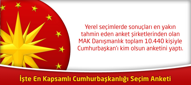 İşte En Kapsamlı Cumhurbaşkanlığı Seçim Anketi