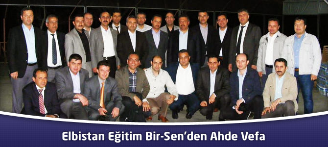 Elbistan Eğitim Bir-Sen’den Ahde Vefa