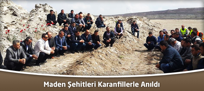 Maden Şehitleri Karanfillerle Anıldı