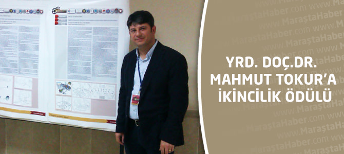 Yrd. Doç.Dr. Mahmut Tokur’a ikincilik ödülü