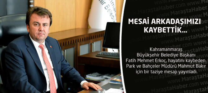 Mesai Arkadaşımızı Kaybettik…