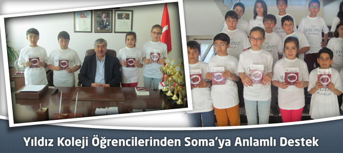 Yıldız Koleji Öğrencilerinden Soma’ya Anlamlı Destek