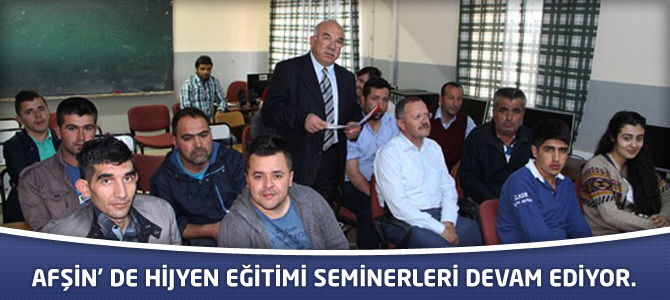 Hijyen Eğitimi Seminerleri Devam Ediyor.