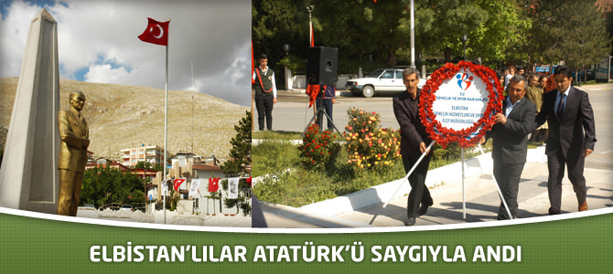 Elbistan'lılar Atatürk’ü Saygıyla Andı